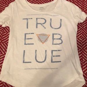 True blue old navy t shirt